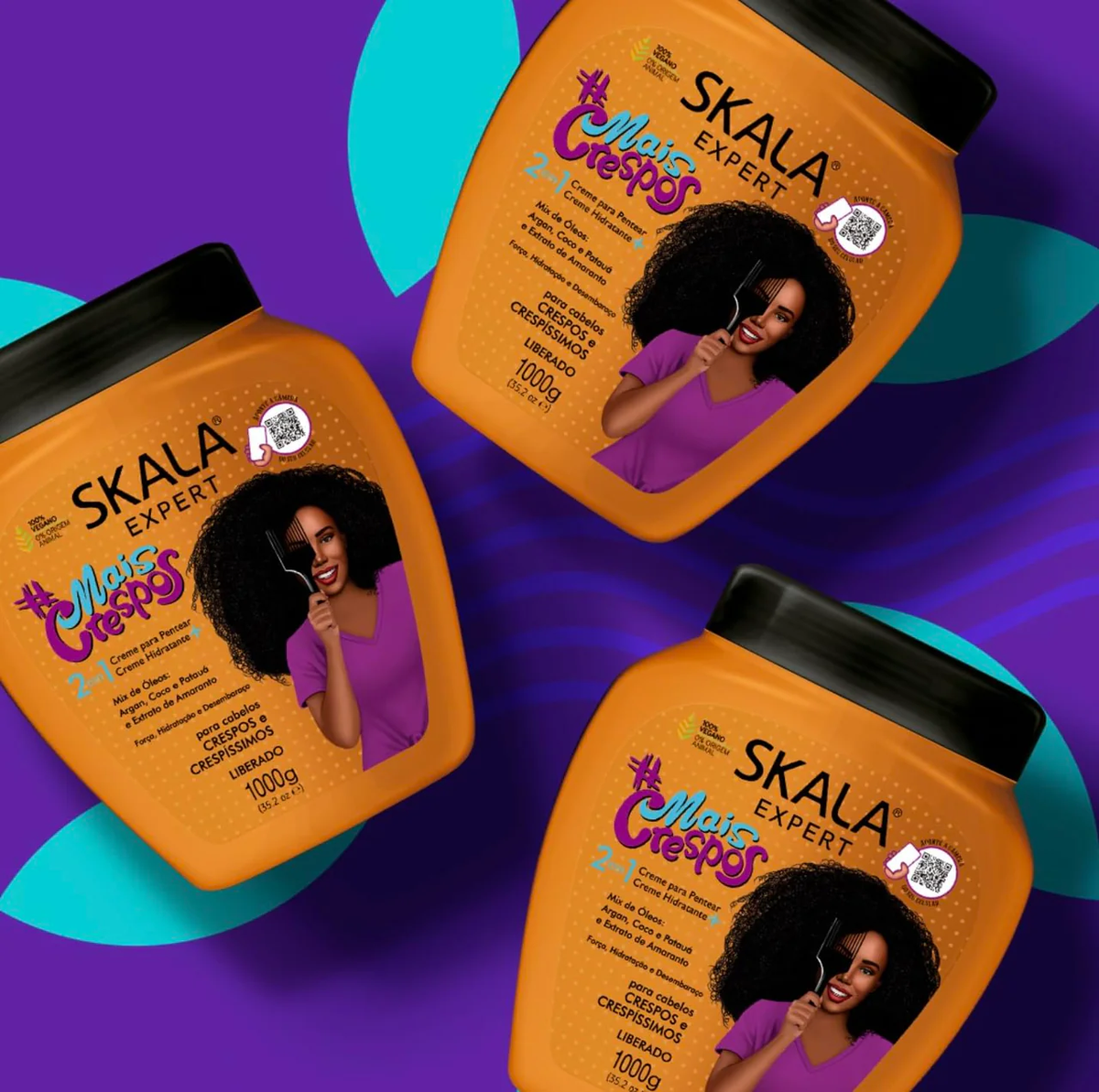 SKALA Mais Crespos cream with Amaranth Extract