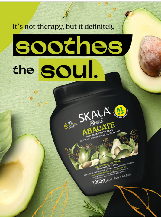 SKALA Brasil Abacate (Avocado) 2-in-1 Treatment Cream and Leave-in, 1000g