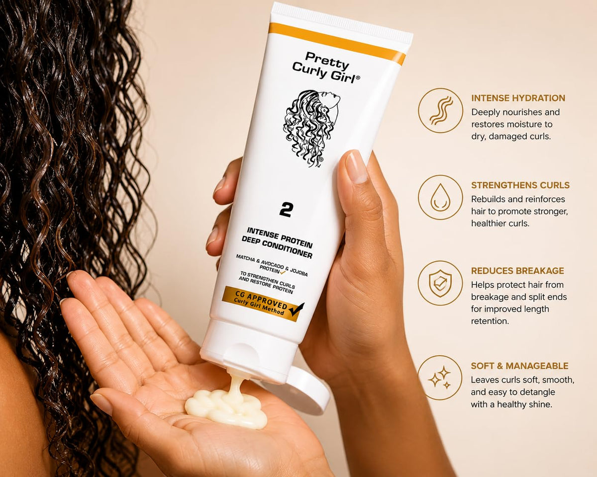 Pretty Curly Girl Intense Moisture Deep Conditioner 250ml, Made in Netherlands