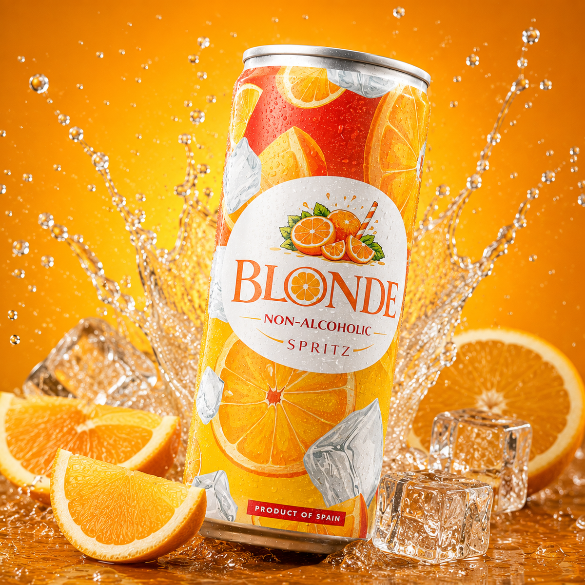 BLONDE Non-Alcoholic Spritz 250ml – Product of Spain