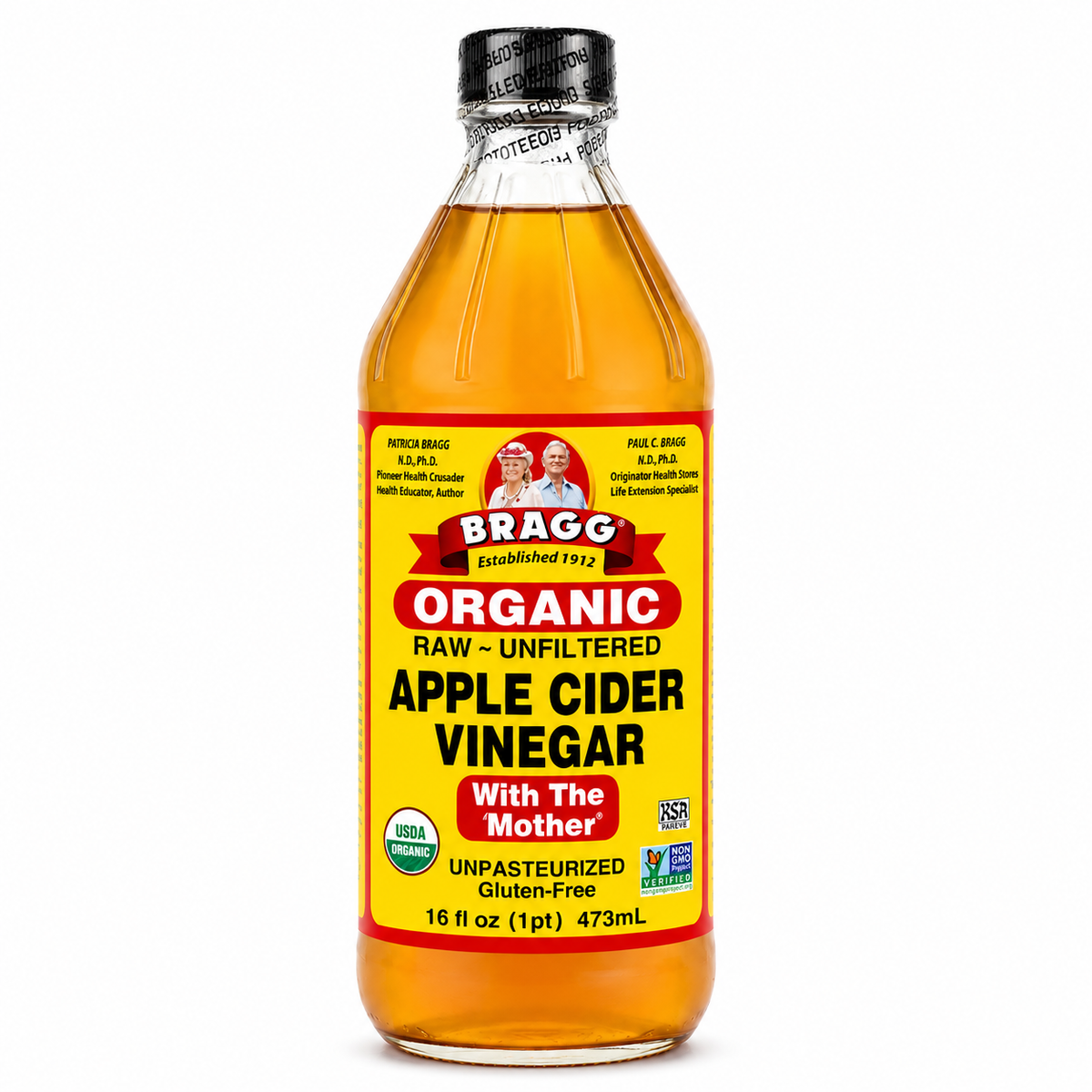 Bragg Organic Apple Cider Vinegar 473ml – Raw & Unfiltered | Imported from USA