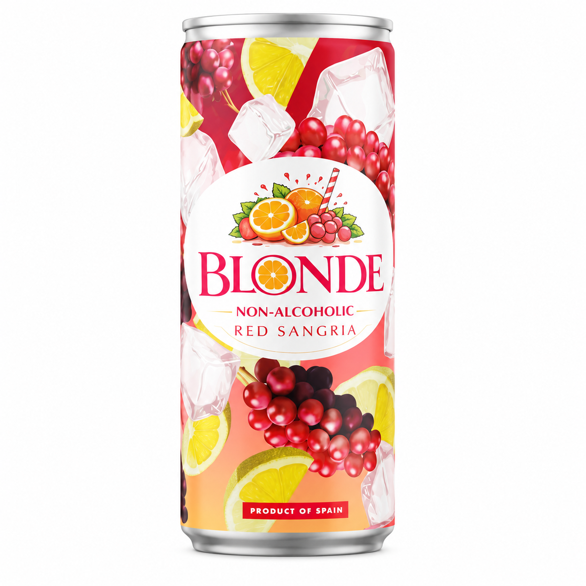 BLONDE Non-Alcoholic Red Sangria 250ml – Product of Spain