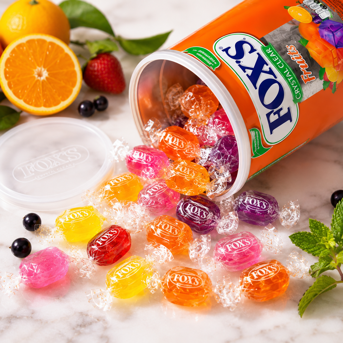 FOX’S Crystal Clear Fruits Assorted Candy – Imported from Indonesia