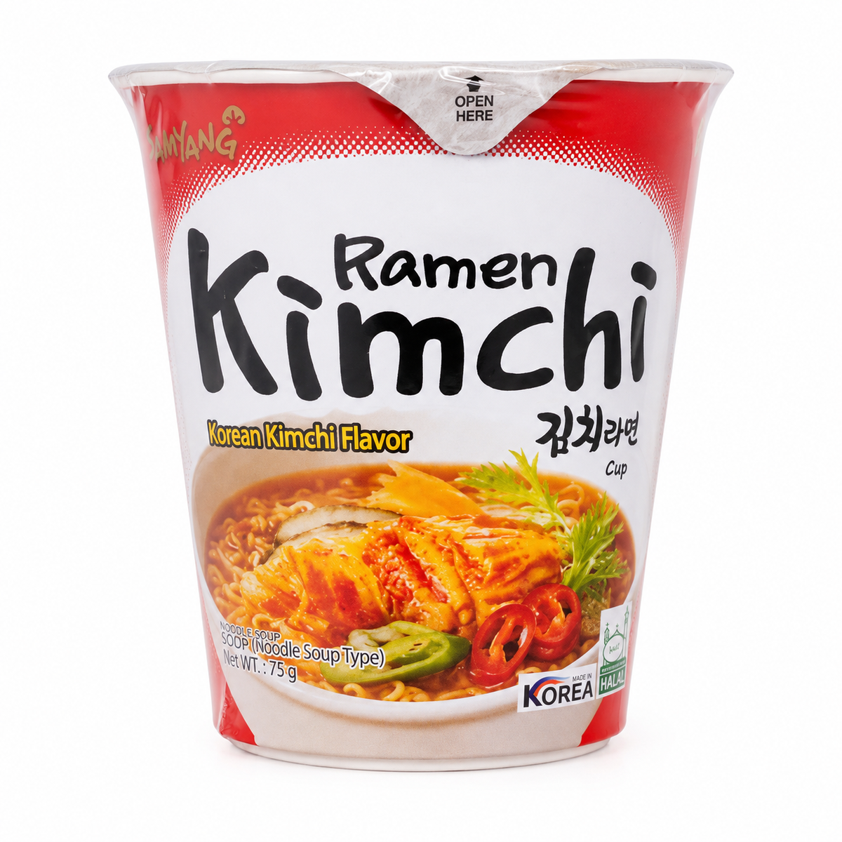Samyang Kimchi Ramen Cup 70g | Imported from Korea