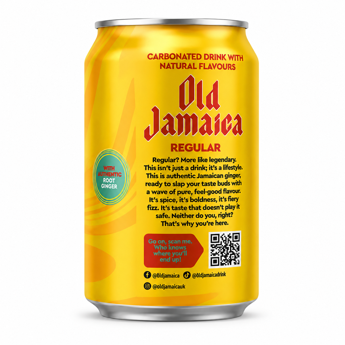Old Jamaica Ginger Beer Regular 330ml (Non-Alcoholic) – Imported from UK