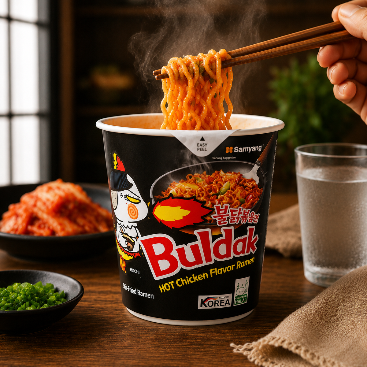 Samyang Buldak Hot Chicken Flavor Ramen Cup 70g – Imported from Korea