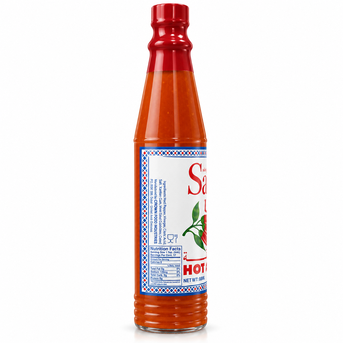 Safa Red Pepper Hot Sauce 88ml (Pack of 2) – Imported from UAE