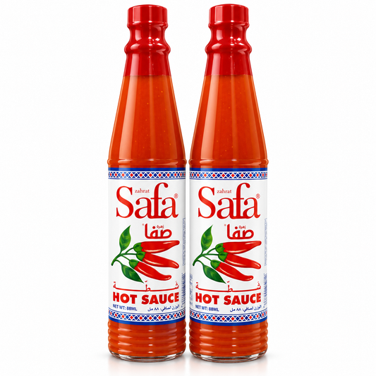 Safa Red Pepper Hot Sauce 88ml (Pack of 2) – Imported from UAE
