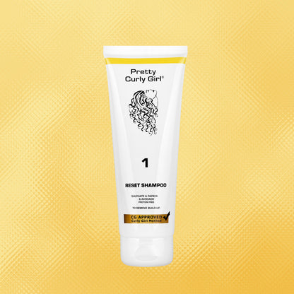 Pretty Curly Girl Reset Shampoo 250ml protein free clarifying shampoo