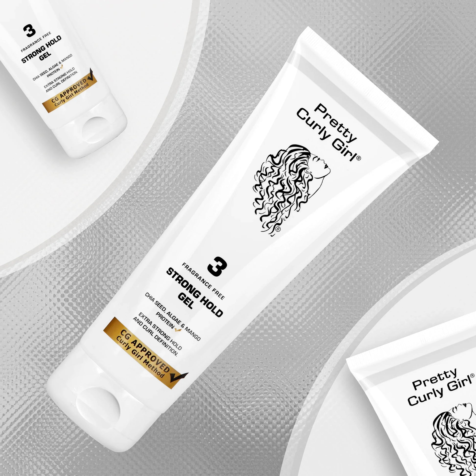 Fragrance free curl defining gel Pretty Curly Girl 250ml for frizz control