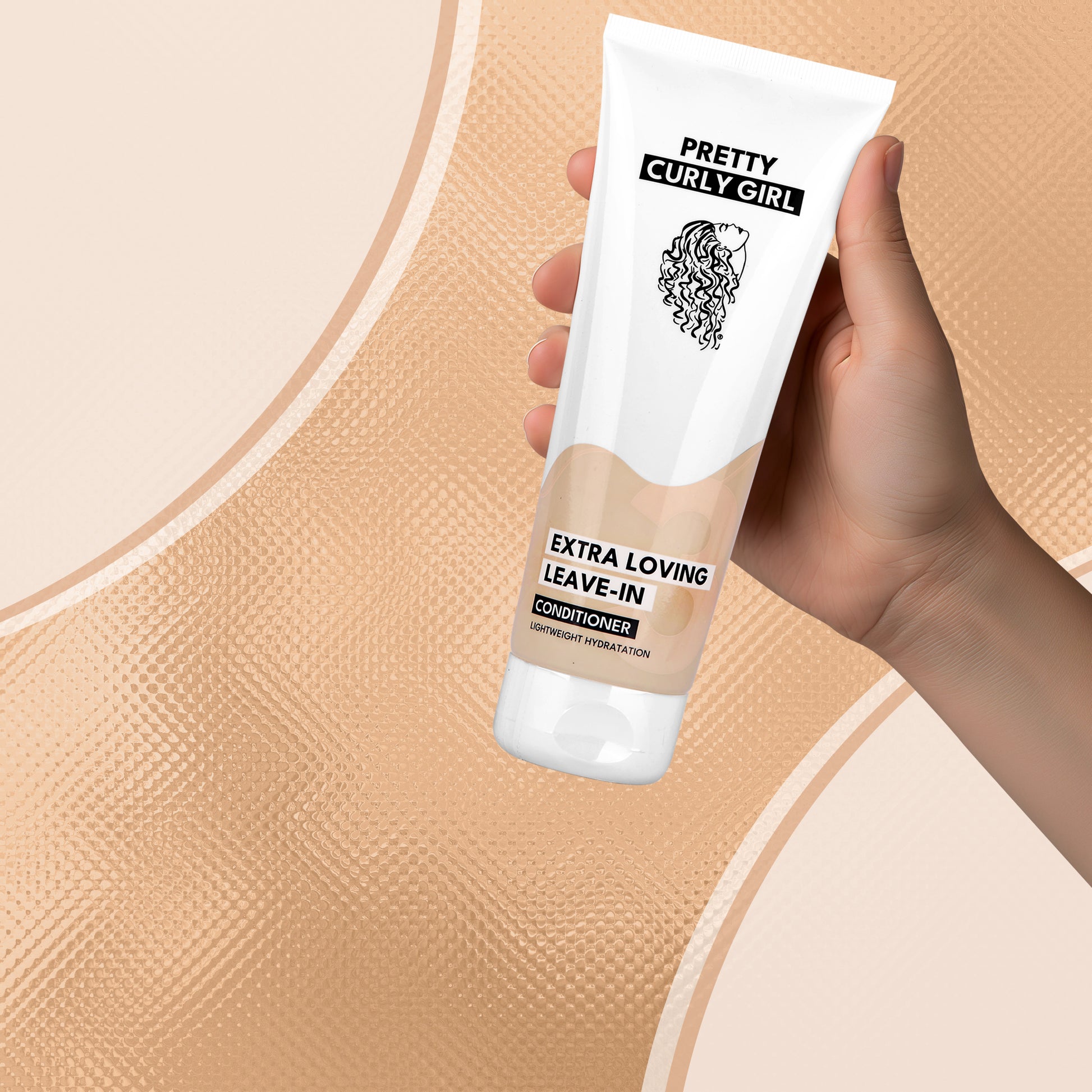 Flaxseed gel texture Pretty Curly Girl medium hold styling gel