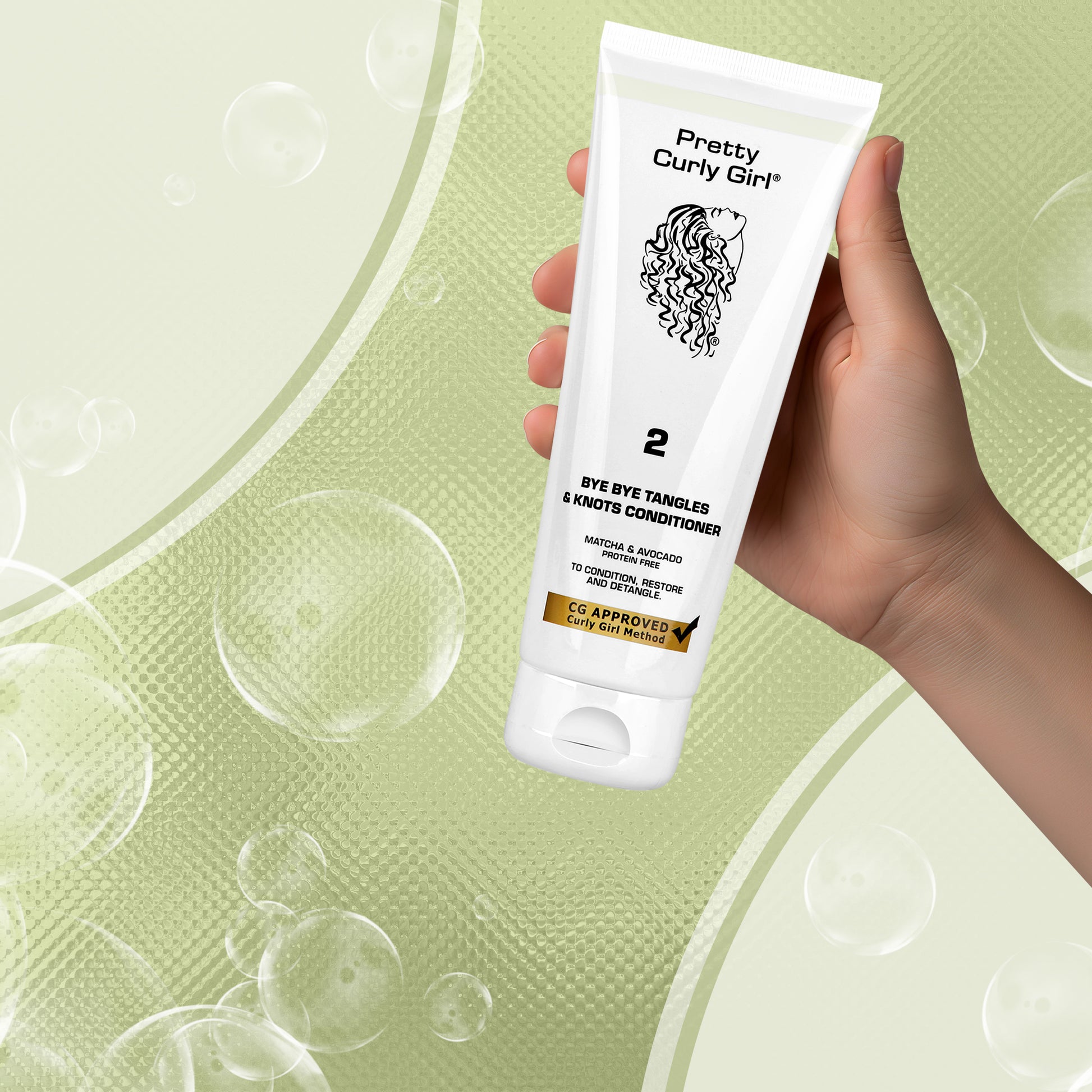 Protein free detangling conditioner texture Pretty Curly Girl