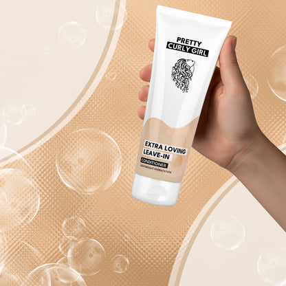 Leave in conditioner texture Pretty Curly Girl curl care