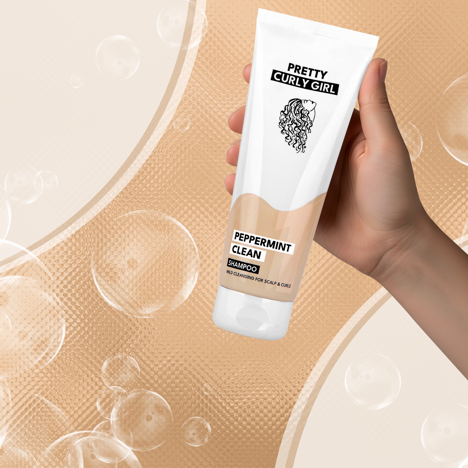 Netherland Pretty Curly Girl shampoo for gentle scalp cleansing