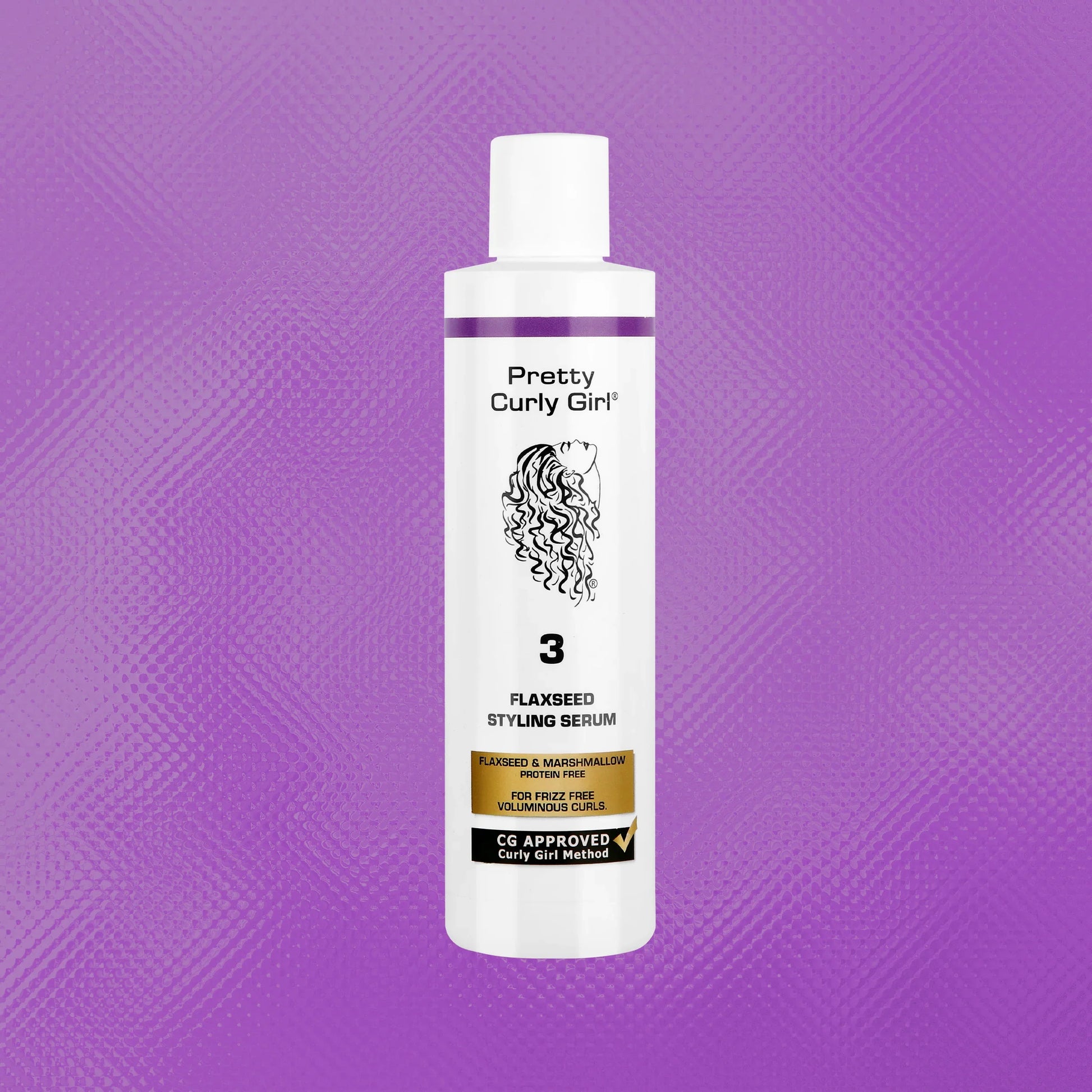 Pretty Curly Girl Flaxseed Serum 250ml bottle