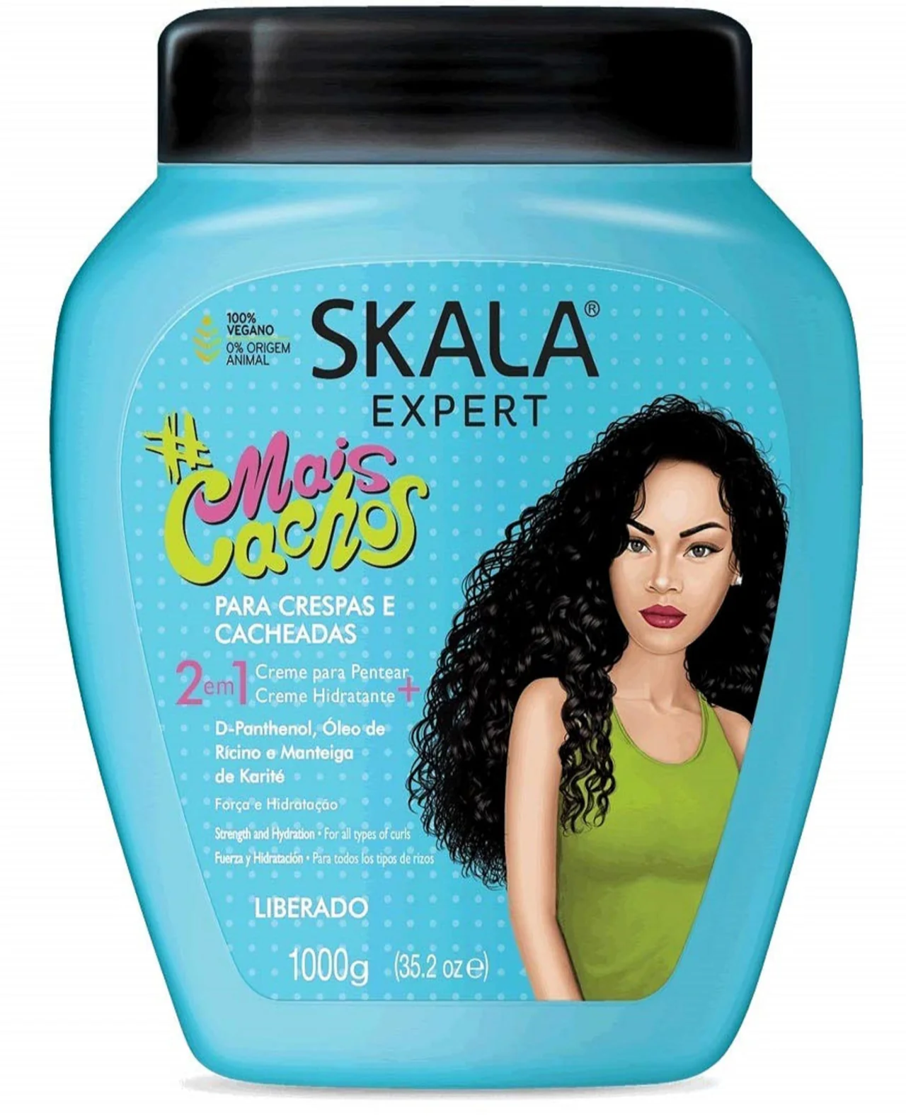 SKALA Expert Mais Cachos  2-in-1 Treatment Cream and Leave-in, 1000g