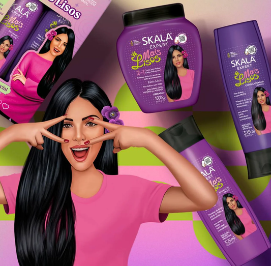 SKALA Brasil Mais Lisos 2-in-1 Treatment Cream, 1000g, For Straight Hair, Anti-Frizz Conditioning