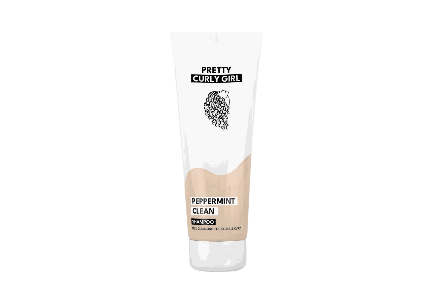 Pretty Curly Girl Peppermint Clean Shampoo (Protein-Free) 250 ml / 8.5 oz