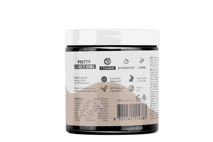 Pretty Curly Girl coffee shampoo packaging 250ml product image