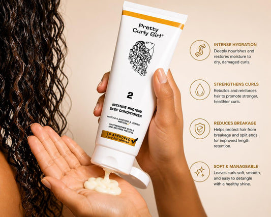 Pretty Curly Girl Intense Moisture Deep Conditioner 250ml, Made in Netherlands