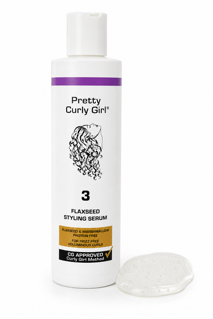 Pretty Curly Girl Flaxseed Serum 250ml, Made in Netherlands