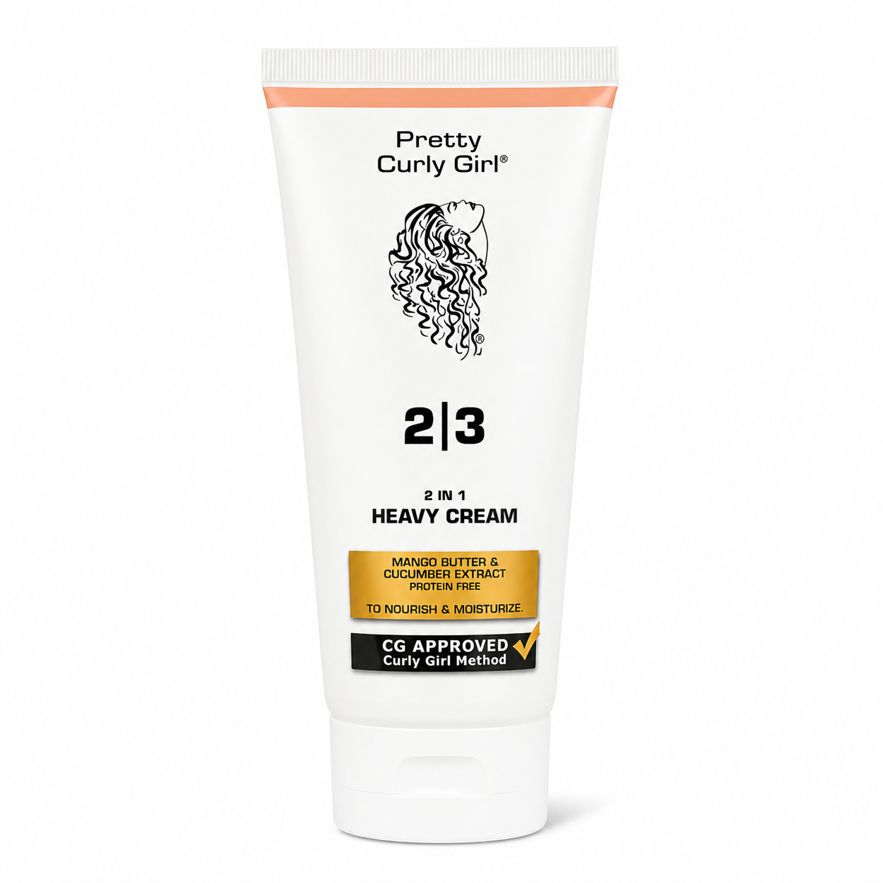 Pretty Curly Girl 2|3 Heavy Cream – 2-in-1 Moisturizing Curl Cream 100ML (Protein-Free, CG Approved)