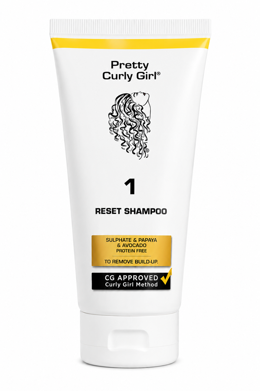 Pretty Curly Girl Reset Shampoo 100ML – Protein-Free Clarifying Shampoo for Curly Hair