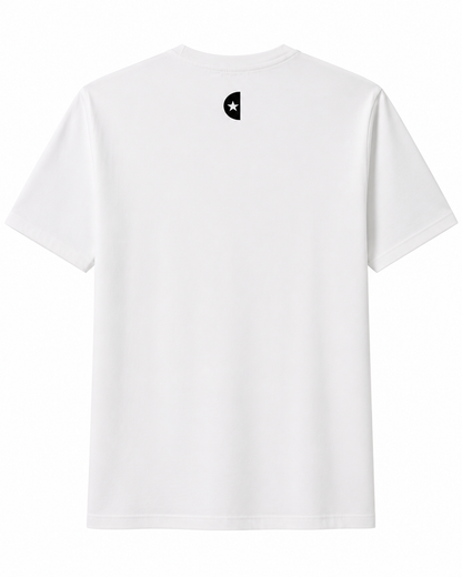 Men's Logo T-Shirt, White, Premium Cotton, Crew Neck, Casual Wear