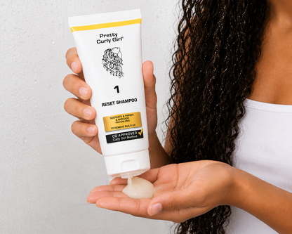 Pretty Curly Girl Reset Shampoo 100ML – Protein-Free Clarifying Shampoo for Curly Hair