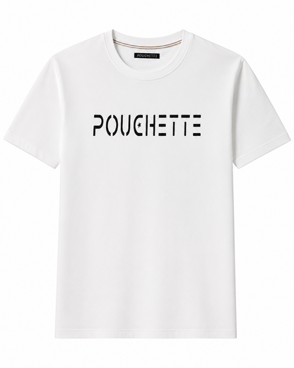 Men's Logo T-Shirt, White, Premium Cotton, Crew Neck, Casual Wear